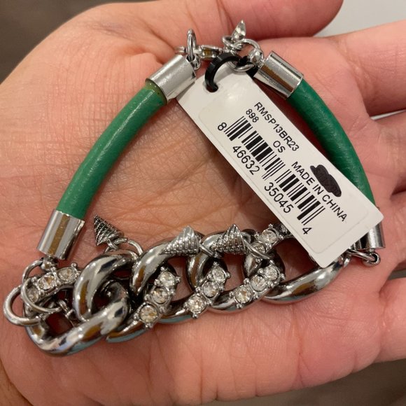 REBECCA MINKOFF Chain Link Cone Charm Bracelet - Picture 3 of 11